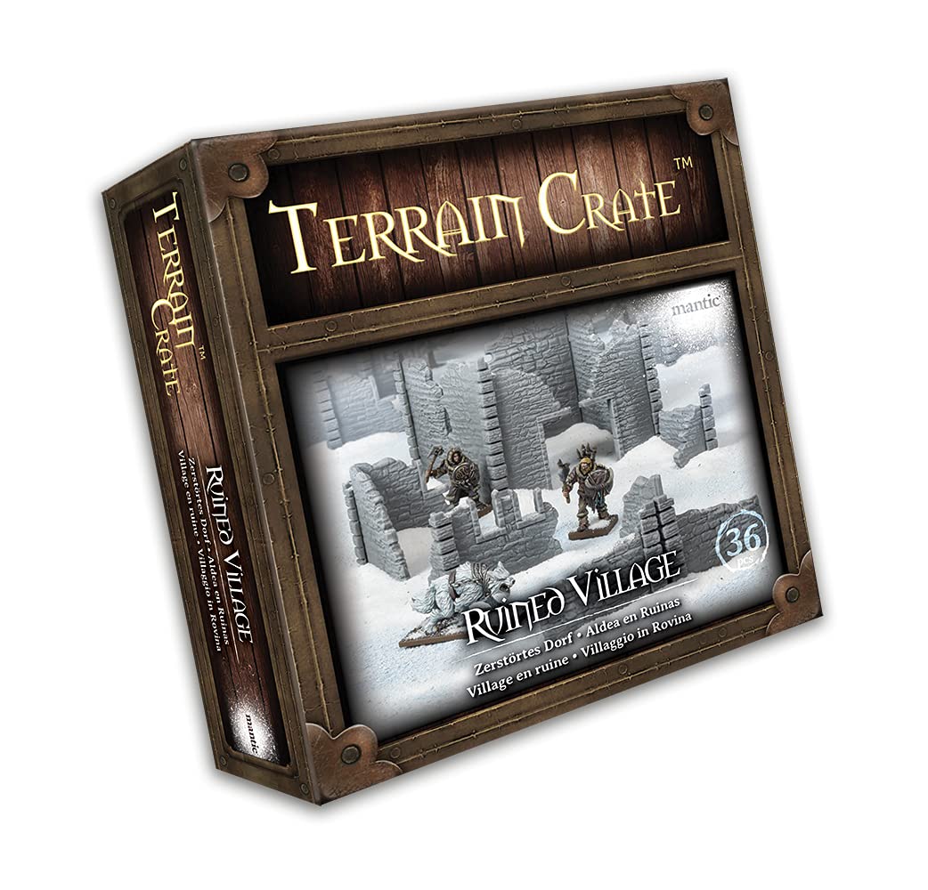 Mantic Entertainment TerrainCrate: Ruined Village - Lost City Toys