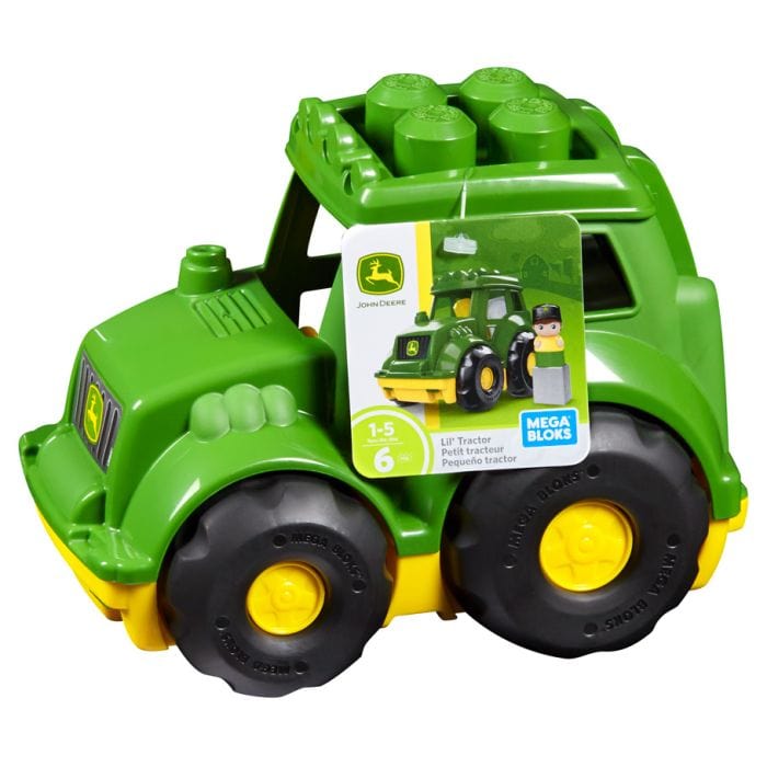 Mattel Mega Building Bloks: John Deere Lil' Tractor - Lost City Toys