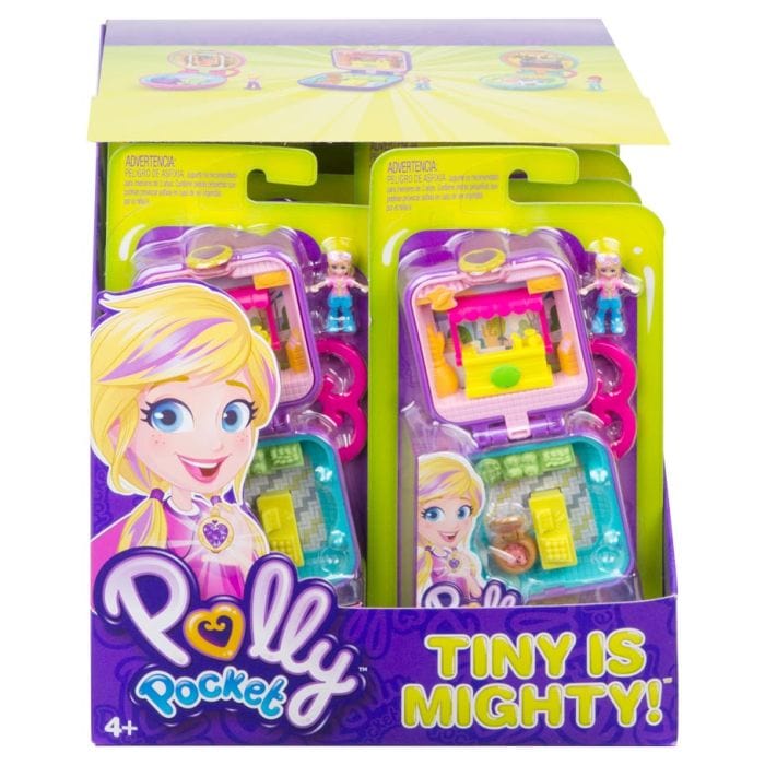 Mattel Polly Pocket: Tiny Compact CDU (Pack of 12) - Lost City Toys