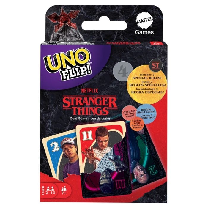 Mattel UNO: Flip Stranger Things - Lost City Toys