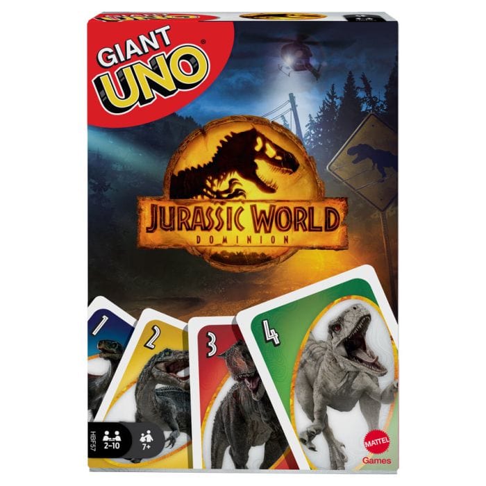 Mattel UNO: Giant Jurassic World Dominion - Lost City Toys