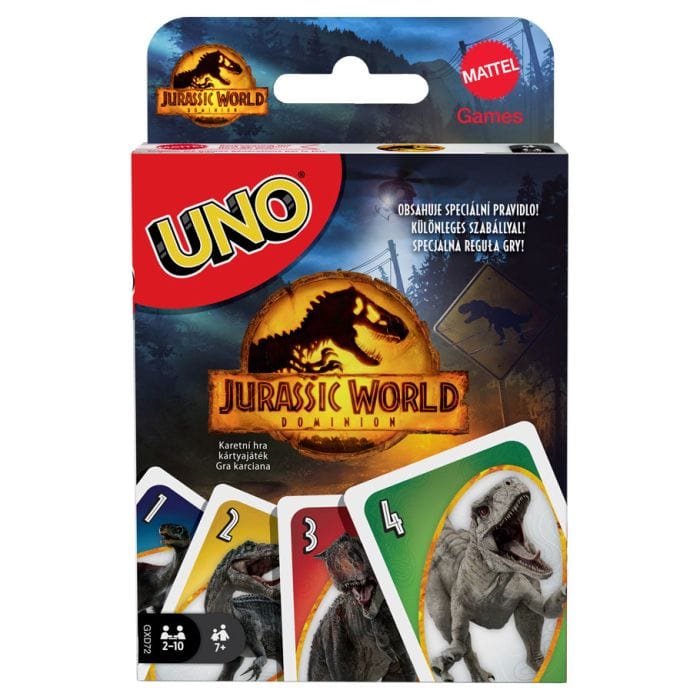 Mattel UNO: Jurassic World 3 - Lost City Toys