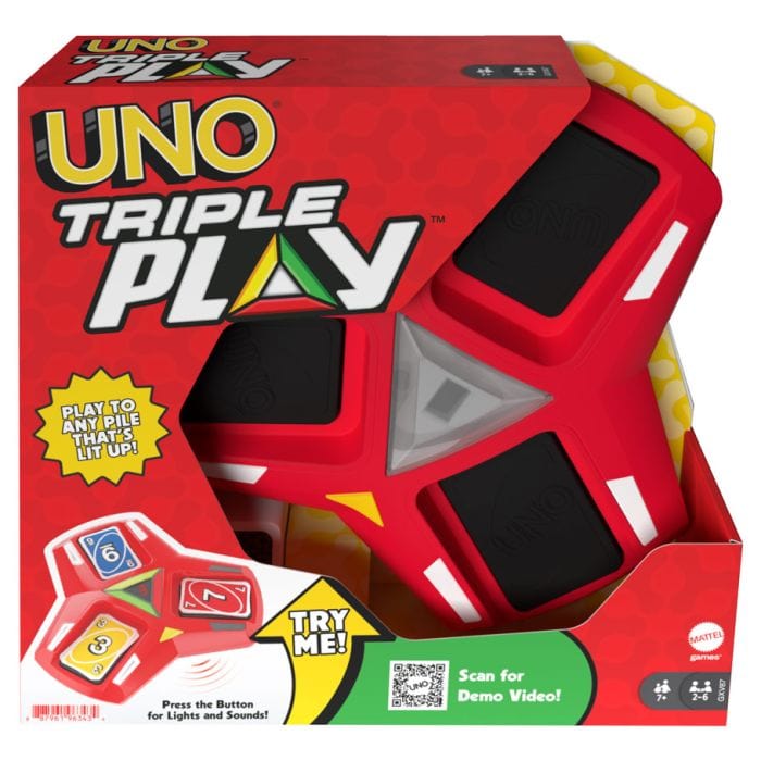 Mattel UNO: Triple Play - Lost City Toys