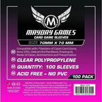 Mayday Games Inc Sleeves: Card Game Sleeves 70mm x 70mm (100) - Lost City Toys