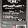 Mayday Games Inc Sleeves: Magnum Silver Sleeves 70mm x 110mm (Lost Cities) (100) - Lost City Toys