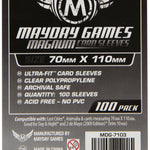 Mayday Games Inc Sleeves: Magnum Silver Sleeves 70mm x 110mm (Lost Cities) (100) - Lost City Toys