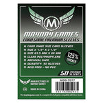 Mayday Games Inc Sleeves: Premium Card Sleeves 63.5mm x 88mm Dark Green (50) - Lost City Toys