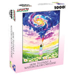 Mchezo Puzzles Mchezo Puzzle: How to Paint A Watercolor Universe 1000 Piece