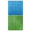 """Megamat: Reversible Squares Blue/Green (34 1/2"""" x 48"""" Playing Surface)""" - Lost City Toys