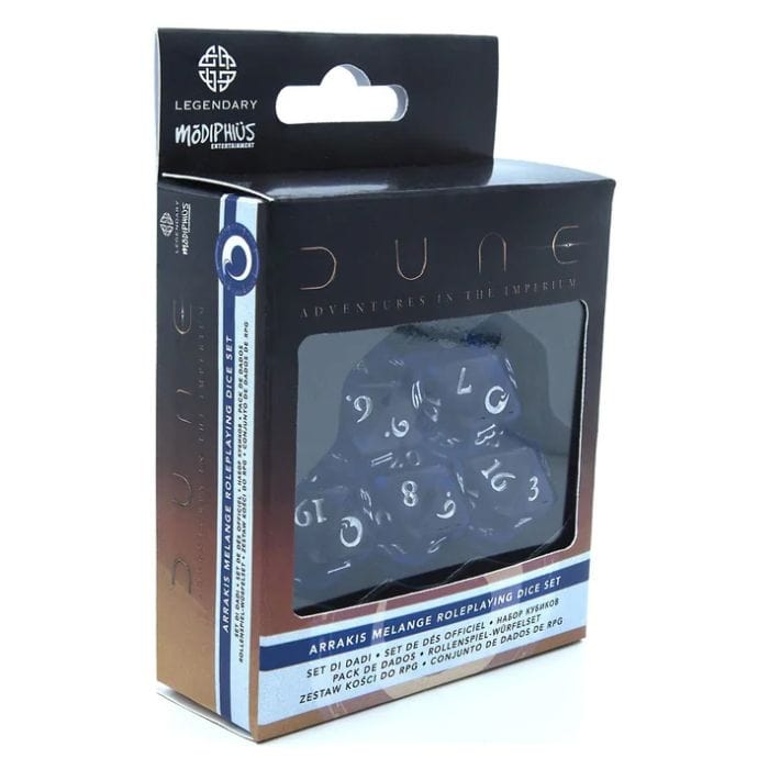 Modiphius Entertainment Dune RPG: Dice Set: Arrakis Melange - Lost City Toys