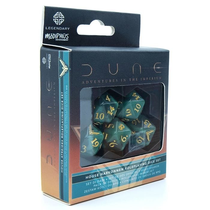 Modiphius Entertainment Dune RPG: Dice Set: Atreides - Lost City Toys