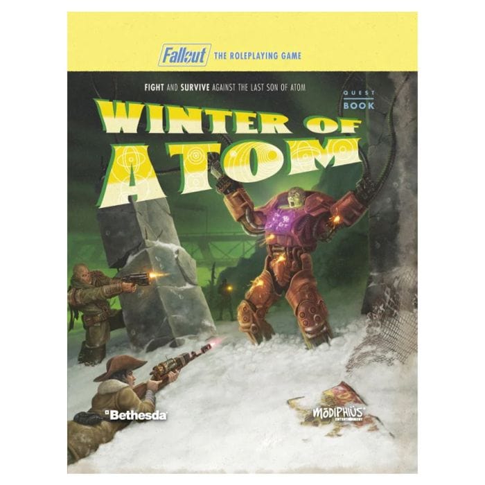 Modiphius Entertainment Fallout: The Roleplaying Game Winter of Atom Book - Lost City Toys