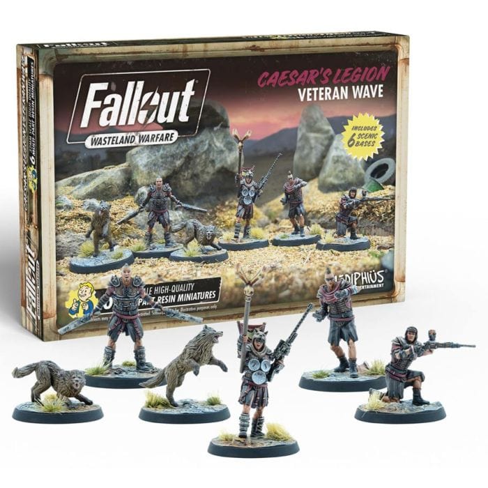 Modiphius Entertainment Fallout: Wasteland Warfare: Caesar's Legion Veteran Wave - Lost City Toys