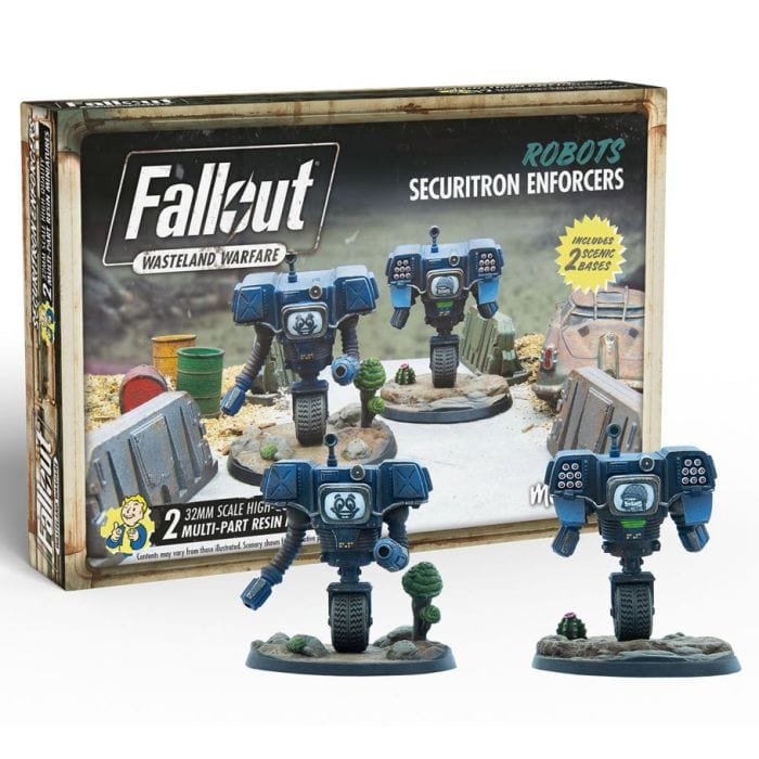 Modiphius Entertainment Fallout: Wasteland Warfare: Robots Securitron Enforcers - Lost City Toys