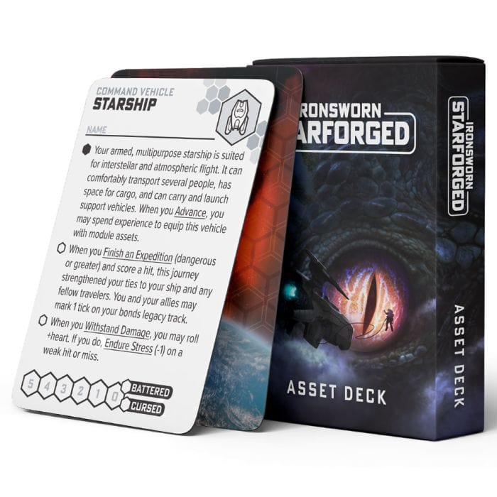 Modiphius Entertainment Ironsworn: Starforged Asset Deck - Lost City Toys