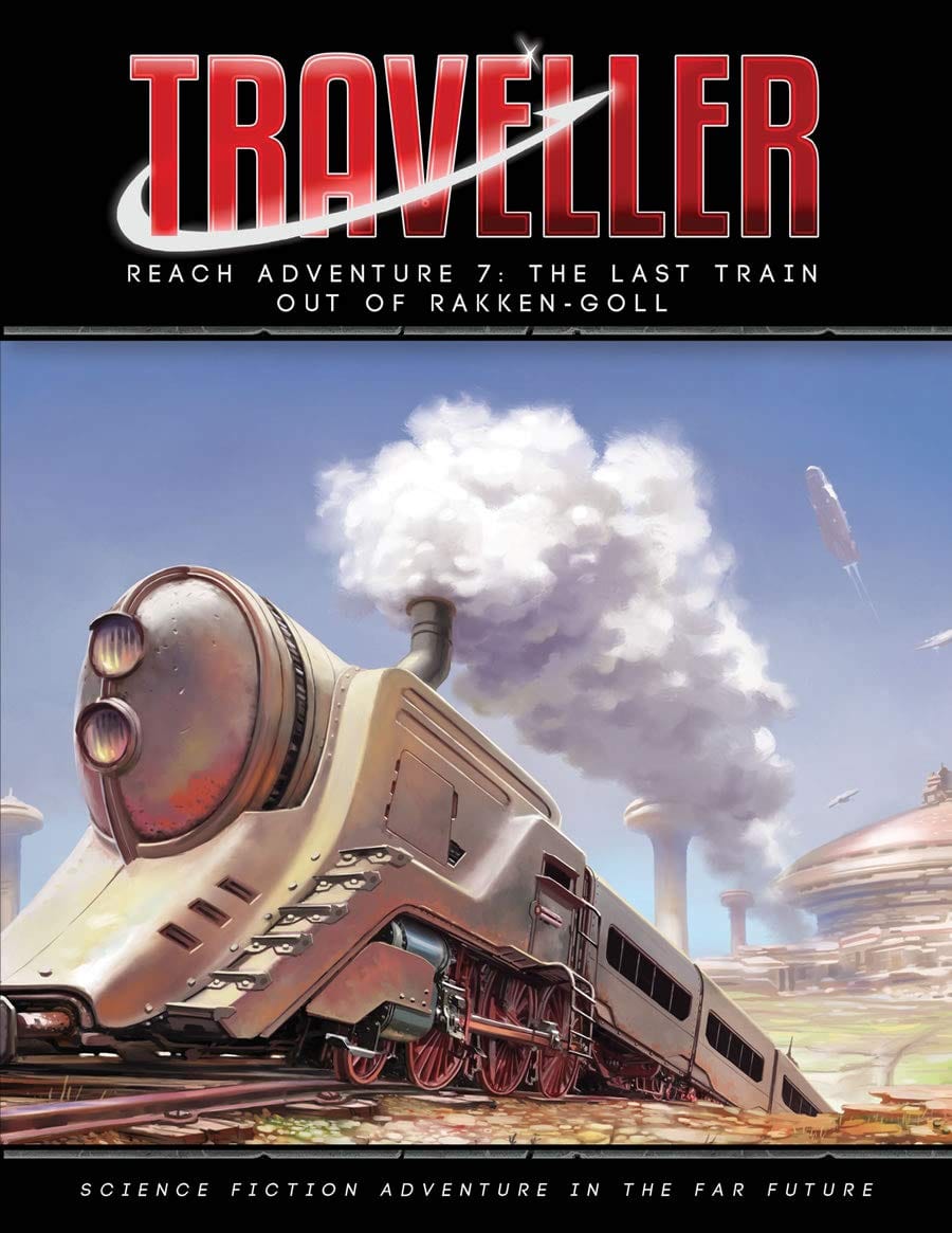 Mongoose Publishing Traveller RPG: The Last Train Out of Rakken - Goll Adventure - Lost City Toys