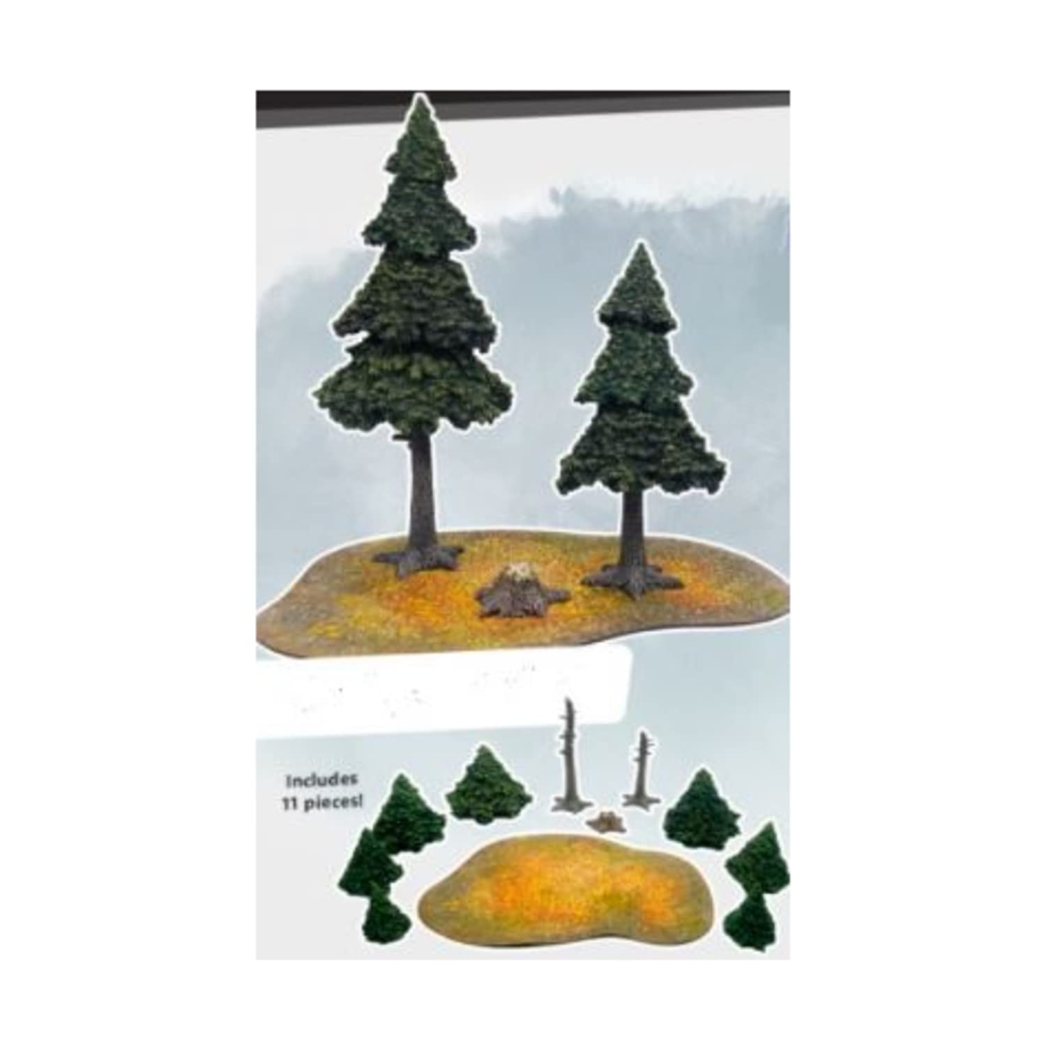 Monster Fight Club Miniatures Games Monster Fight Club Monster Scenery: Evergreen Pine Forest