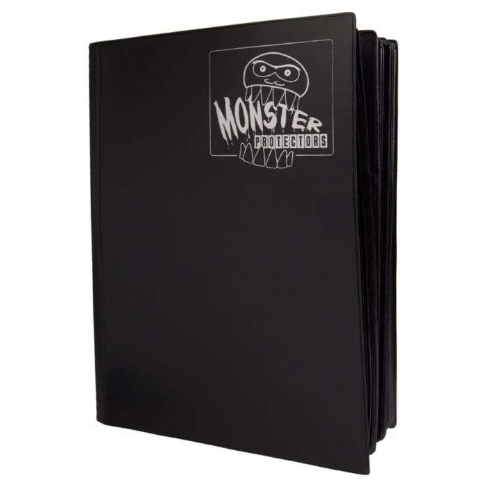 Monster Protectors Binder: 9 - Pocket: Mega Monster: Matte Black - Lost City Toys