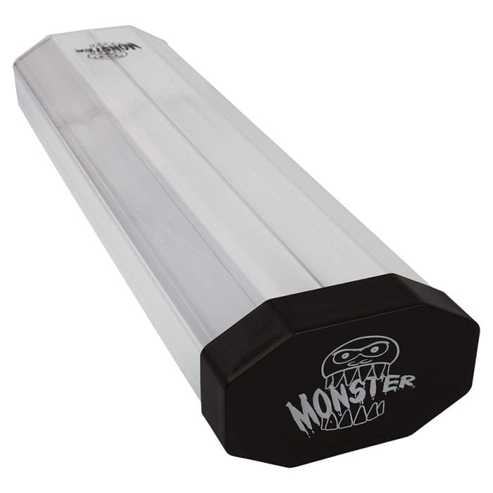 Monster Protectors Playmat Tube: Dual Clear with Black Cap - Lost City Toys