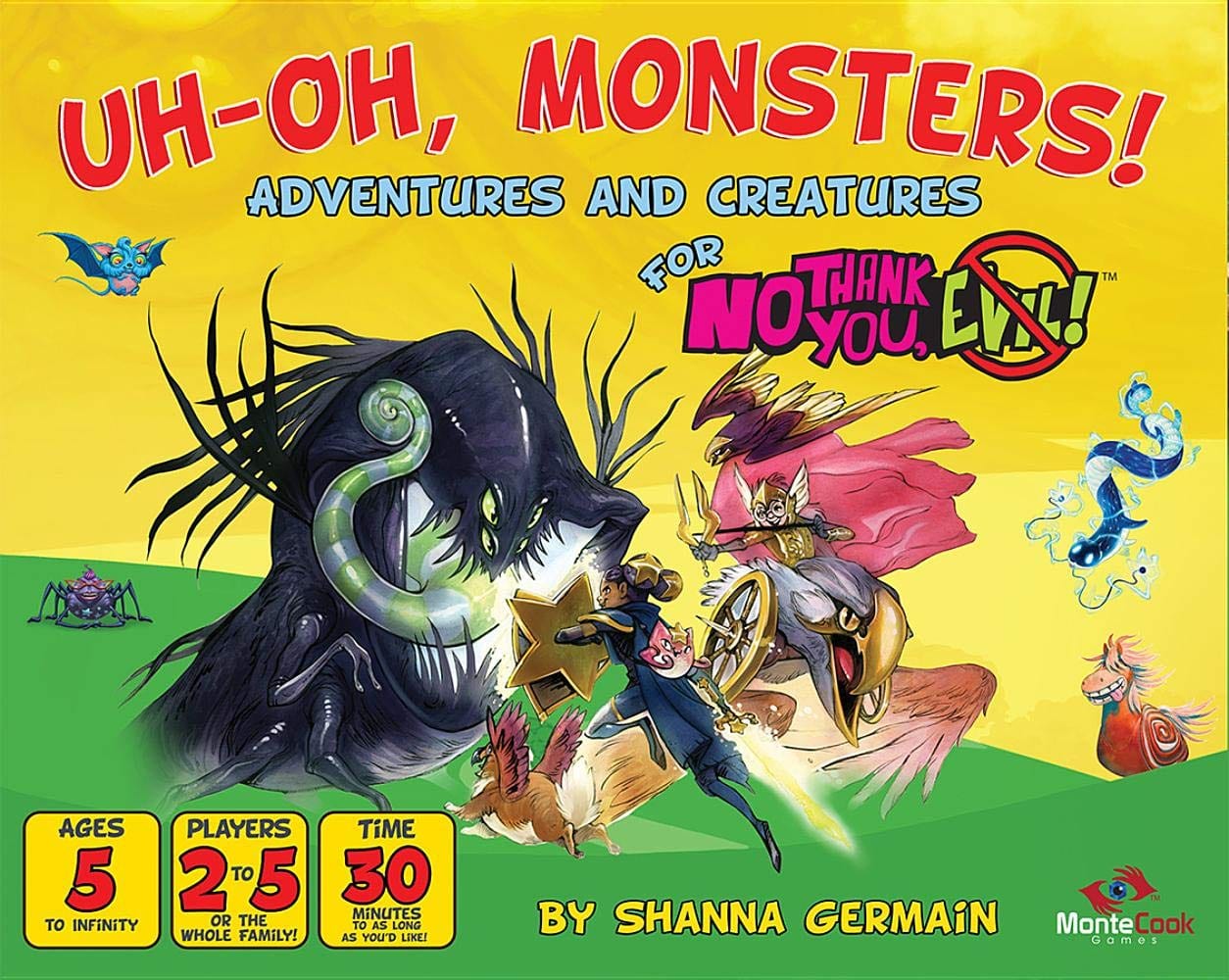 Monte Cook Games Role Playing Games Monte Cook Games No Thank You Evil! RPG: Uh-Oh Monsters!