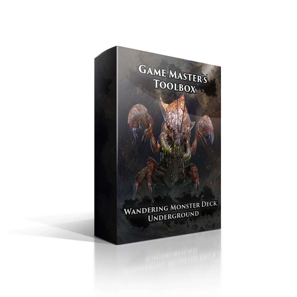 Nord Games LLC Role Playing Games Nord Games Game Masters Toolbox: Wandering Monster Deck - Underground