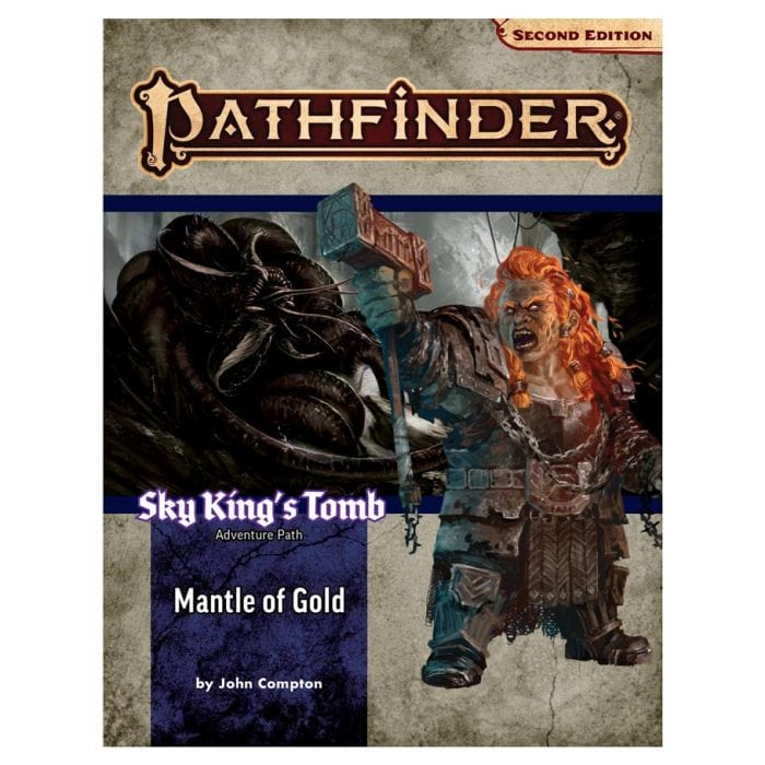 Paizo Pathfinder 2E: Adventure Path: Mantle of Gold Sky Kings Tomb 1/3 - Lost City Toys