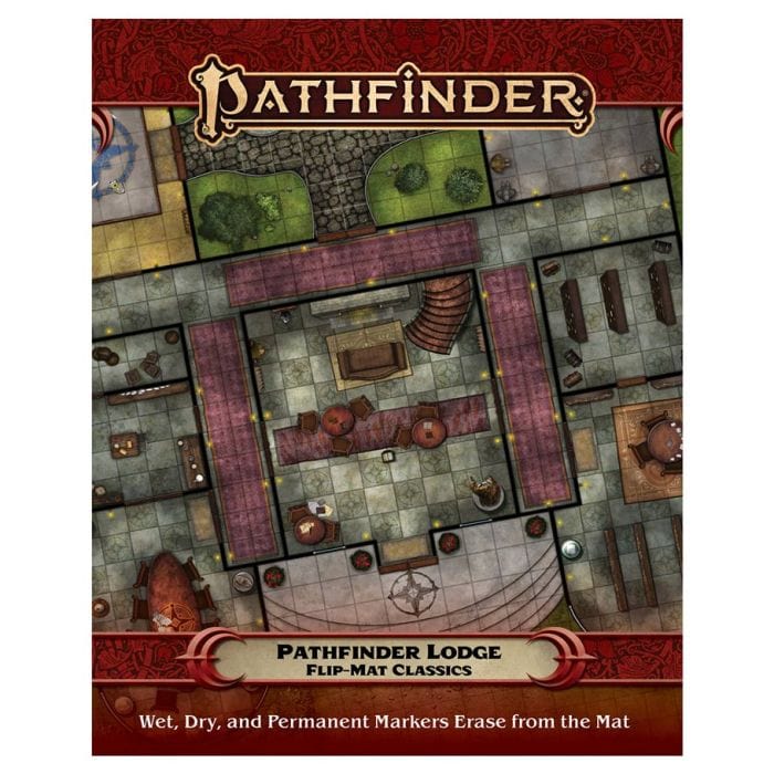 Paizo Pathfinder 2E: Flip - Mat: Classics: Pathfinder Lodge - Lost City Toys