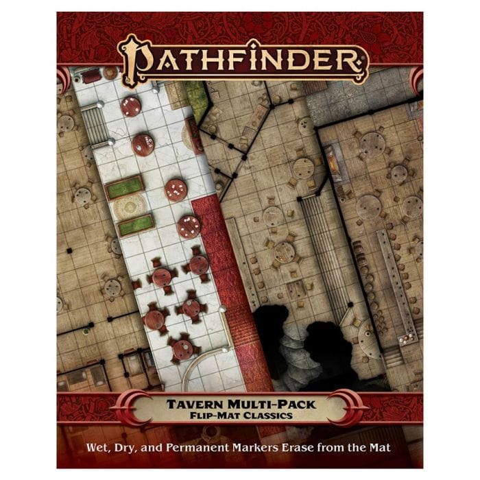 Paizo Pathfinder 2E: Flip - Mat Classics: Tavern Multi - Pack - Lost City Toys