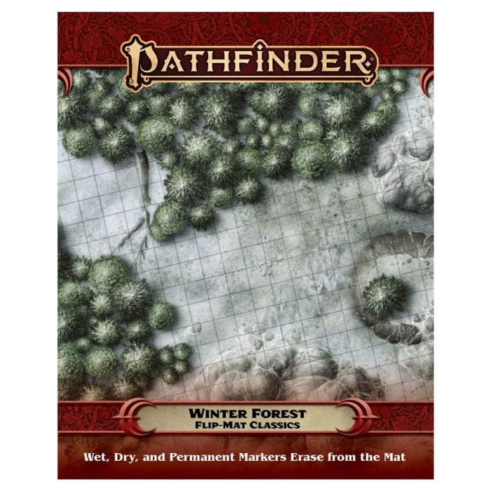 Paizo Pathfinder 2E: Flip - Mat: Winter Forest - Lost City Toys