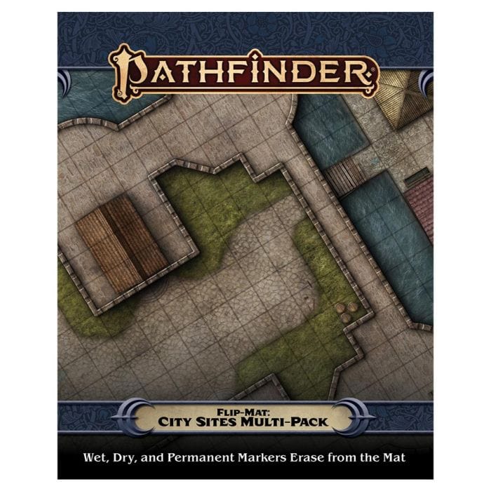 Paizo Pathfinder: Flip - Mat: City Sites Multi - Pack - Lost City Toys