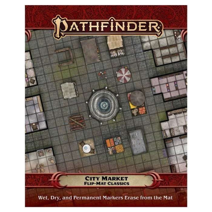 Paizo Pathfinder RPG: Flip - Mat Classics City Market - Lost City Toys