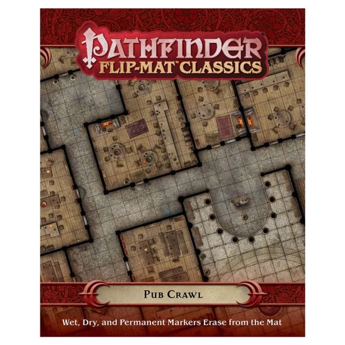 Paizo Pathfinder RPG: Flip - Mat Classics Pub Crawl - Lost City Toys