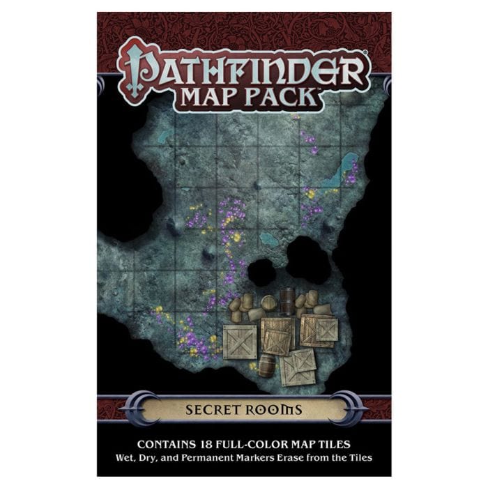 Paizo Pathfinder RPG: Map Pack Secret Rooms - Lost City Toys