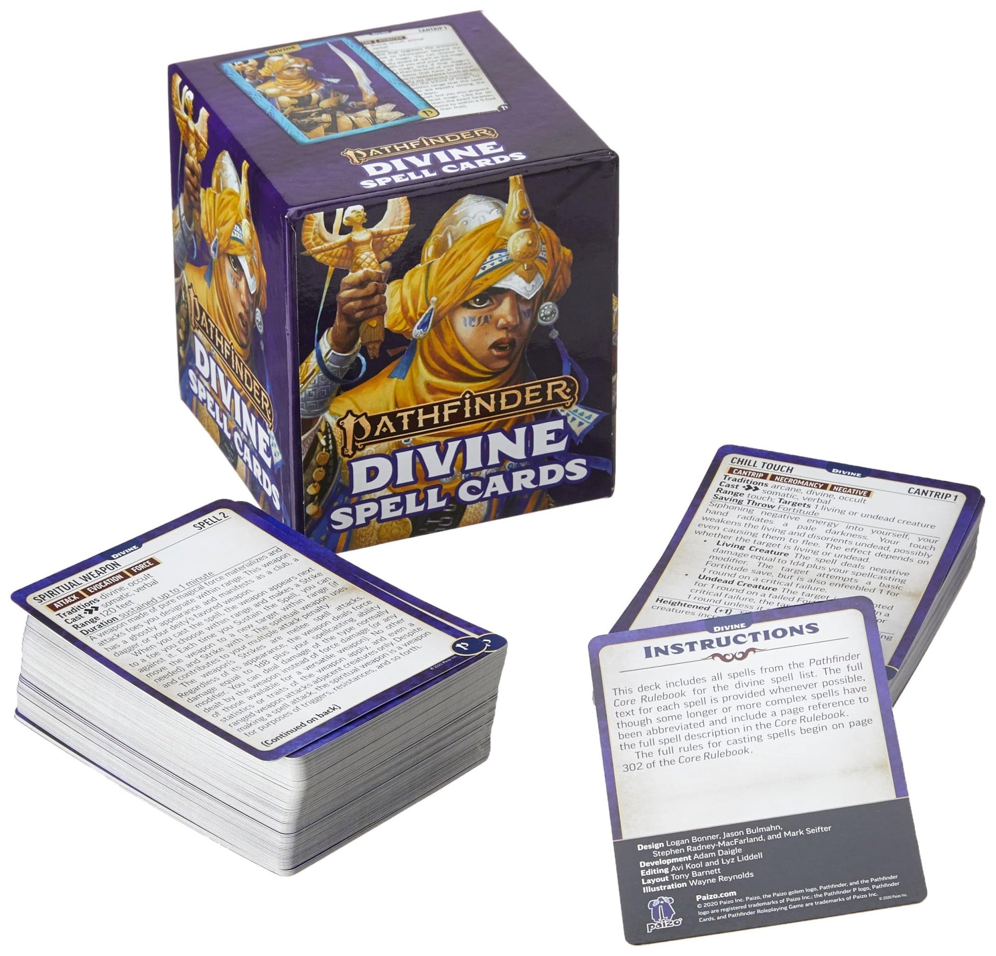 Paizo Publishing Pathfinder RPG: Spell Cards - Divine (P2) - Lost City Toys