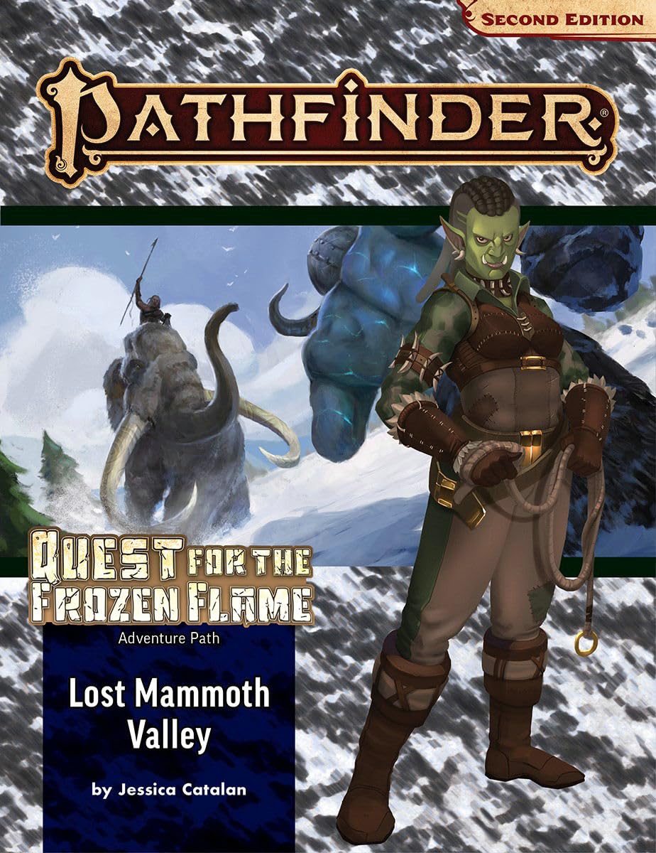 Paizo Publishing Role Playing Games Pathfinder RPG: Quest for the Frozen Flame Part 2 - Lost Mammoth Valley (P2)