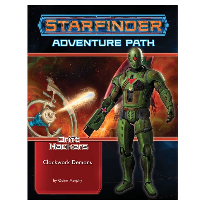 Paizo Starfinder: Adventure Path: Clockwork Demons Drift Hackers 2/3 - Lost City Toys