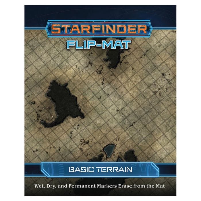 Paizo Starfinder: Flip - Mat: Basic Terrain - Lost City Toys