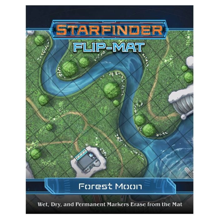 Paizo Starfinder: Flip - Mat: Forest Moon - Lost City Toys