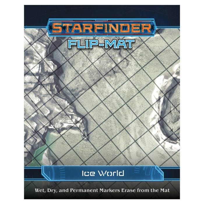 Paizo Starfinder: Flip - Mat: Ice World - Lost City Toys