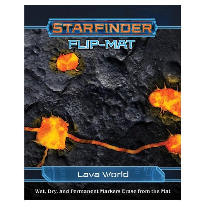 Paizo Starfinder: Flip Mat: Lava World - Lost City Toys