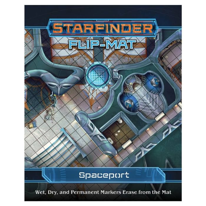 Paizo Starfinder: Flip - Mat: Spaceport - Lost City Toys