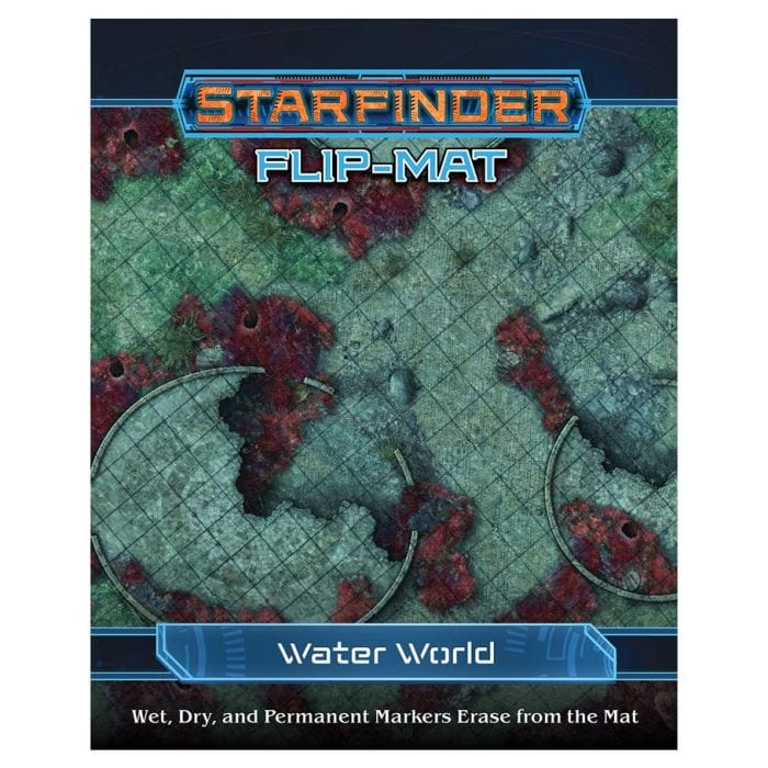 Paizo Starfinder: Flip - Mat: Water World - Lost City Toys