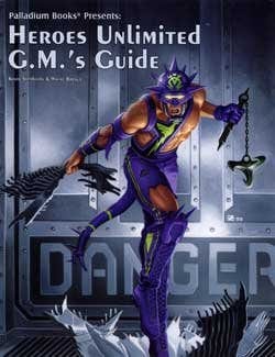 Palladium Books Heroes Unlimited RPG: Heroes Unlimited GMs Guide - Lost City Toys