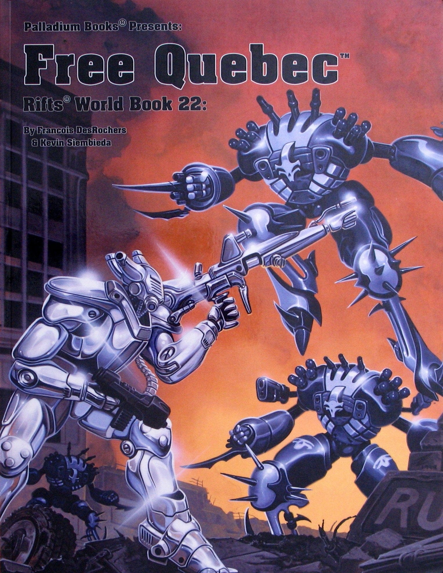 Palladium Books Rifts RPG: World Book 22 Free Quebec - Lost City Toys