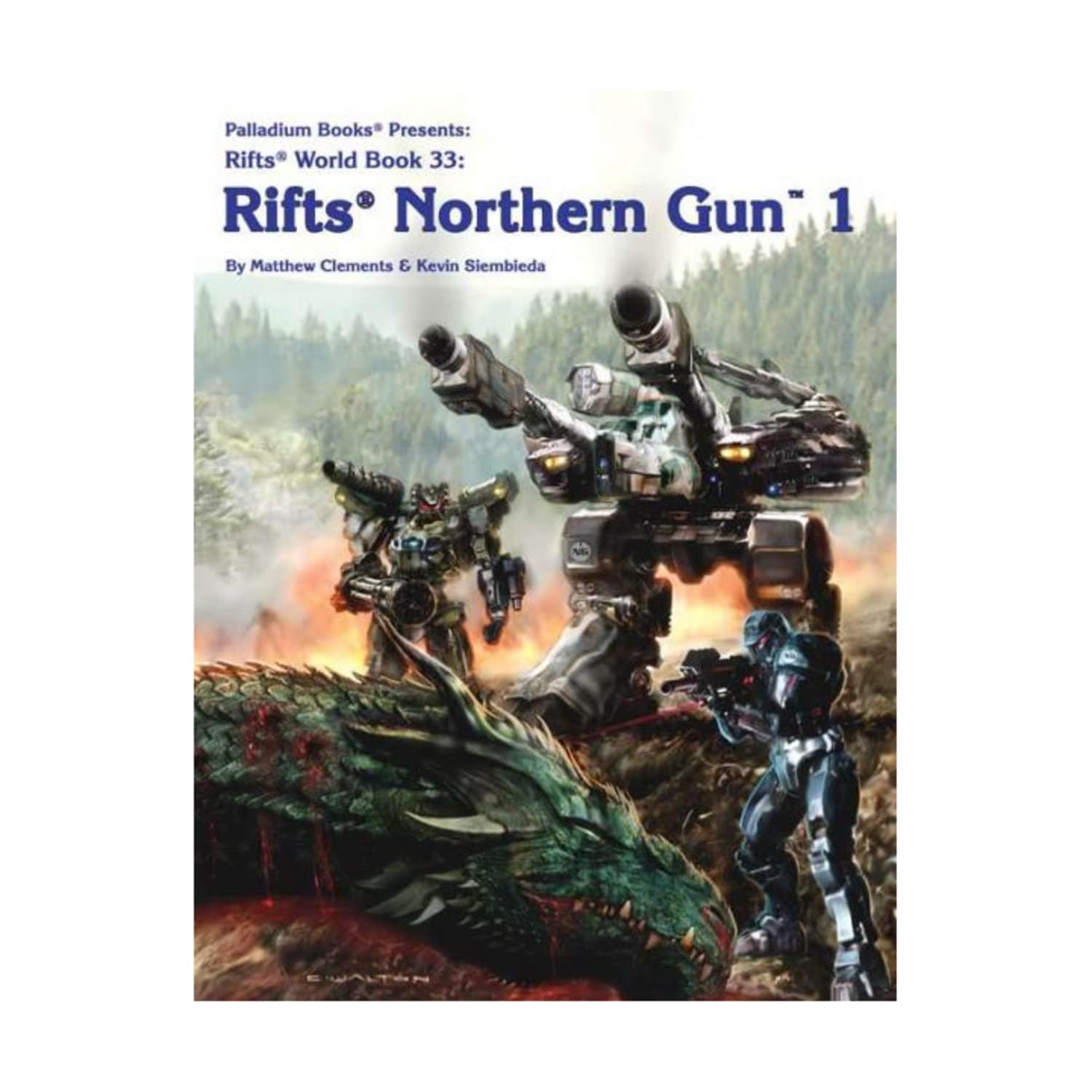 Palladium Books Rifts RPG: World Book Northern Gun 1 - Lost City Toys