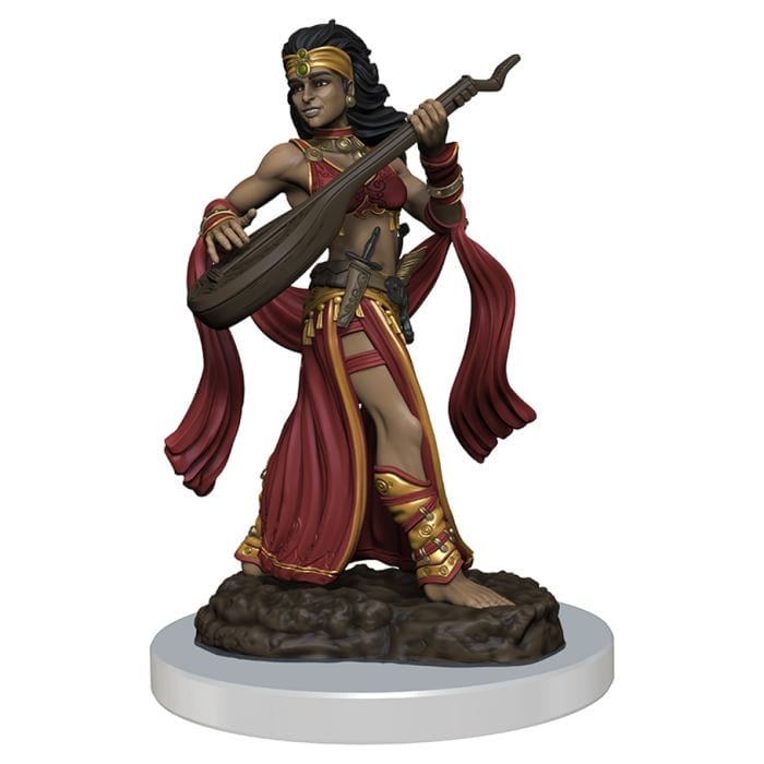 Pathfinder: Battles Miniatures: Premium Painted Figure: Female Human Bard - Lost City Toys
