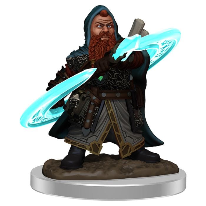 Pathfinder: Battles Miniatures: Premium Painted Figure: Male Dwarf Sorcerer - Lost City Toys