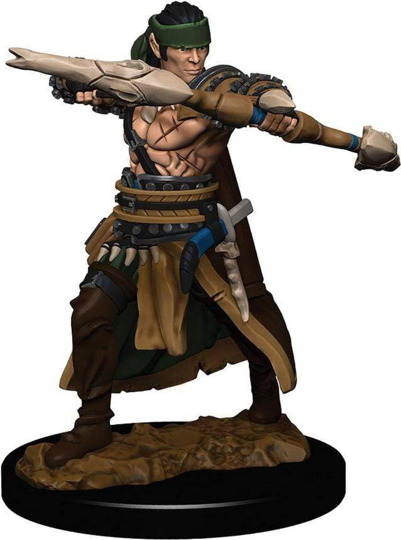 Pathfinder Battles: Premium Painted Figure - W01 Half - Elf Ranger Male - Lost City Toys