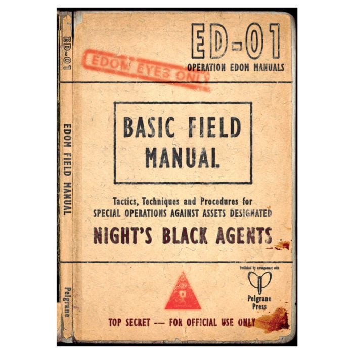 Pelgrane Press Night's Black Agents: Edom Field Manual - Lost City Toys