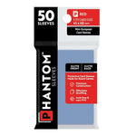 """Phantom Sleeves: """"Red Size"""" (45mm x 68mm) - Matte/Matte (50)""" - Lost City Toys